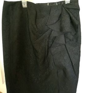 Elie Tahari black pencil skirt